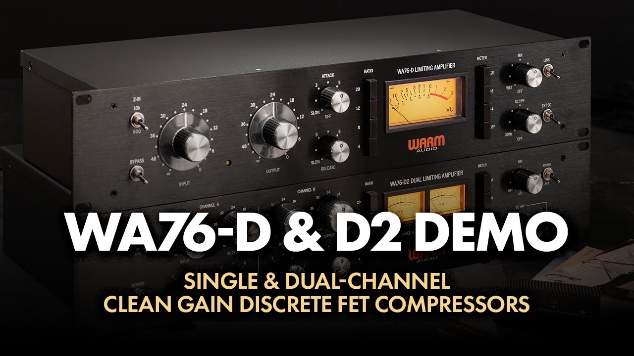 WA76-D & D2 Compressor Demo | Hear It On Drums, Vocals, Guitar, Trumpet, Bass, & Post Production