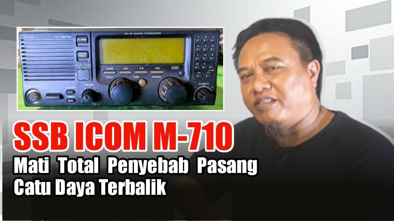 Peswat SSB ICOM M710 Mati Total