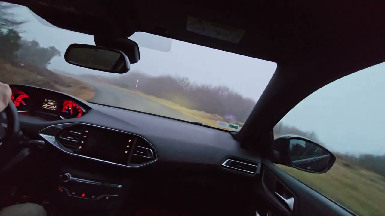Mountain driving 308 GTI