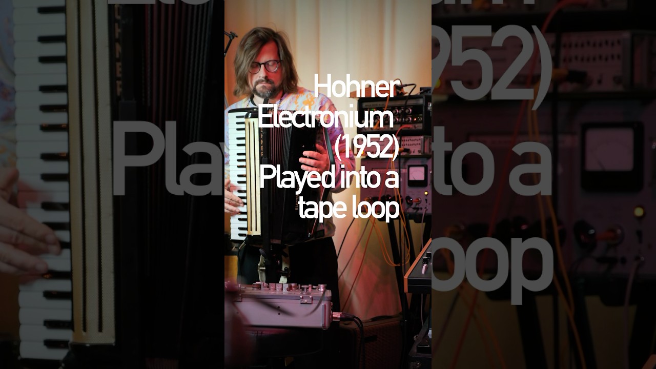 1952 synth played into a tape loop #synth