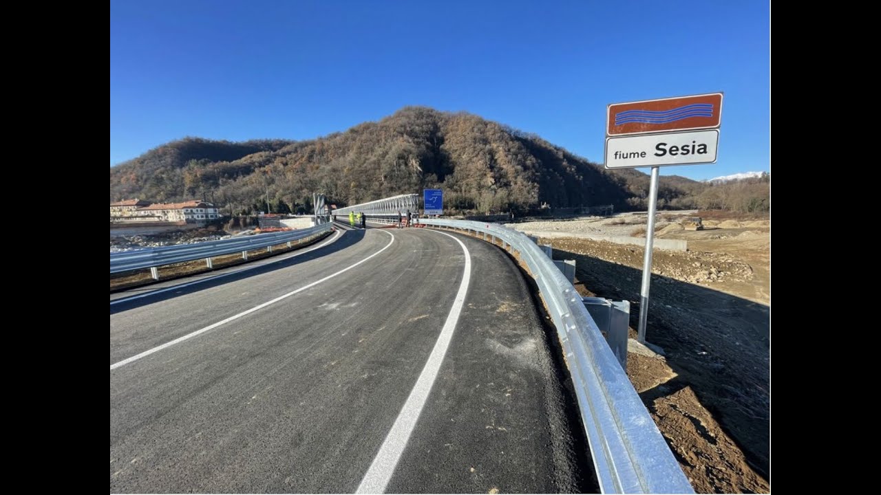 Il ponte di Romagnano Sesia è finalmente percorribile
