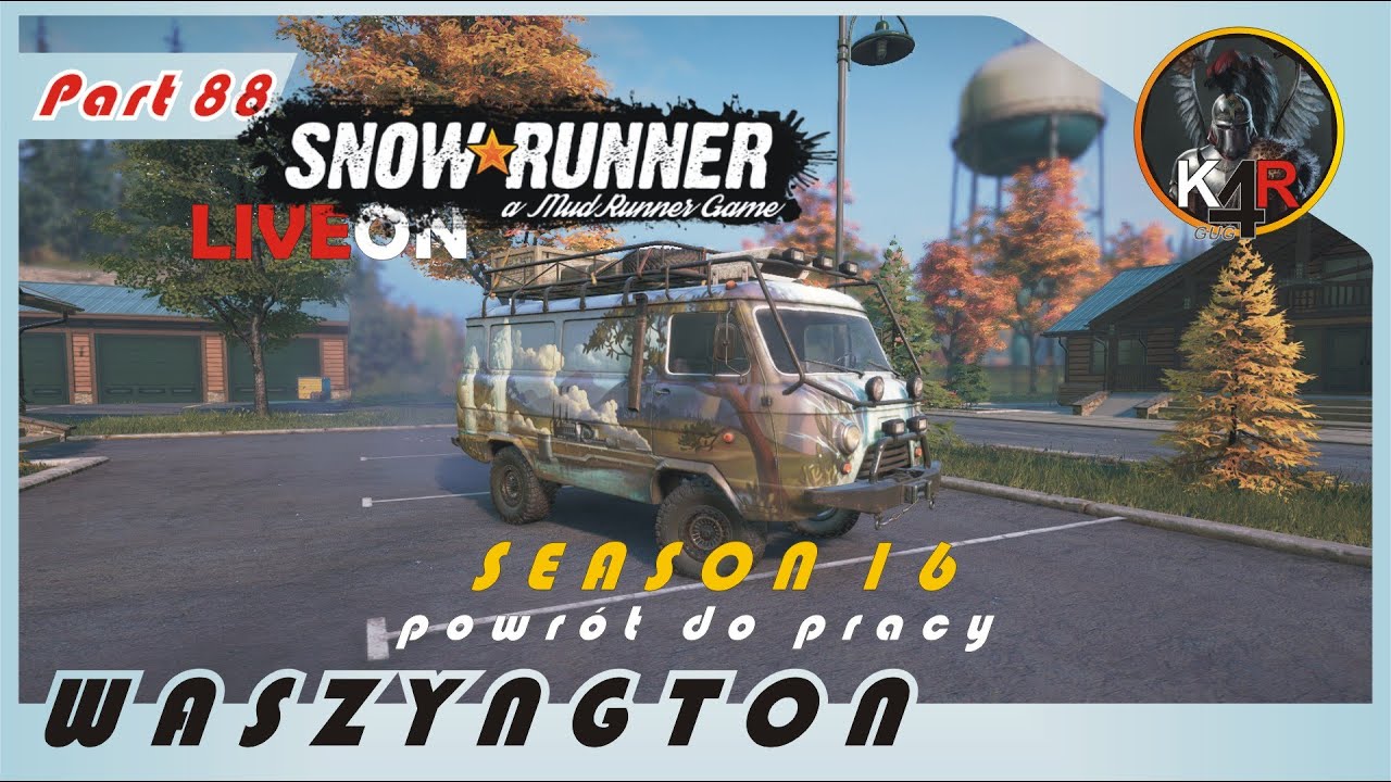 SnowRunner #088 Powrót do pracy  -  Season 16 Waszyngton / LiveOn PL