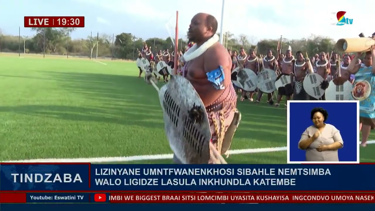 Prince Bandzile doing kugiya at the ongoing umtsimba ceremony