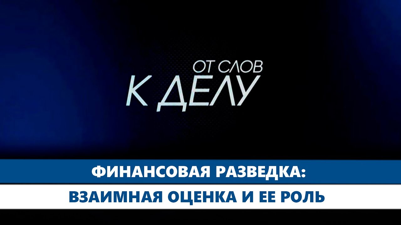 Финансовая разведка: взаимная оценка и ее роль // От слов к делу
