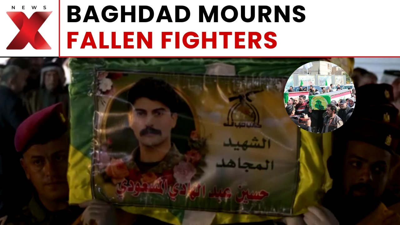 Baghdad Strike Fallout: PMF Fighters Laid to Rest Amid Rising Tensions | NewsX
