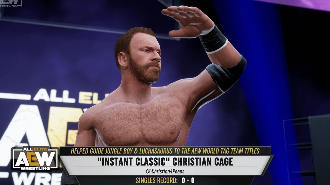 AEW Fight Forever - Christian Cage & Matt Jackson ENTRANCES (PS5)