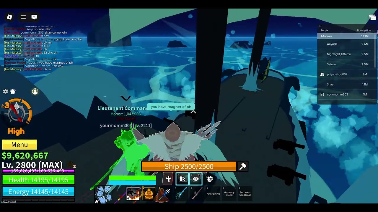 Doing sea event #roblox #bloxfurit