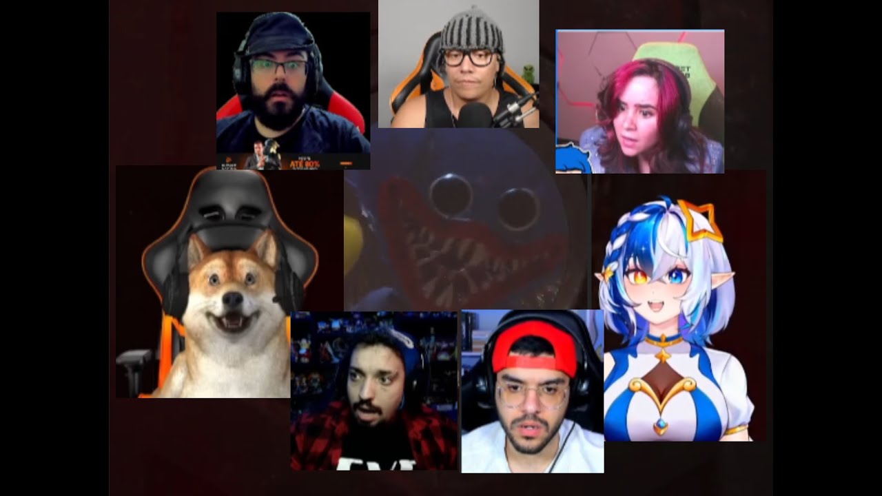 Youtubers Reagindo A Volta Do Huggy Wuggy PARTE 2 (Poppy Playtime 4)