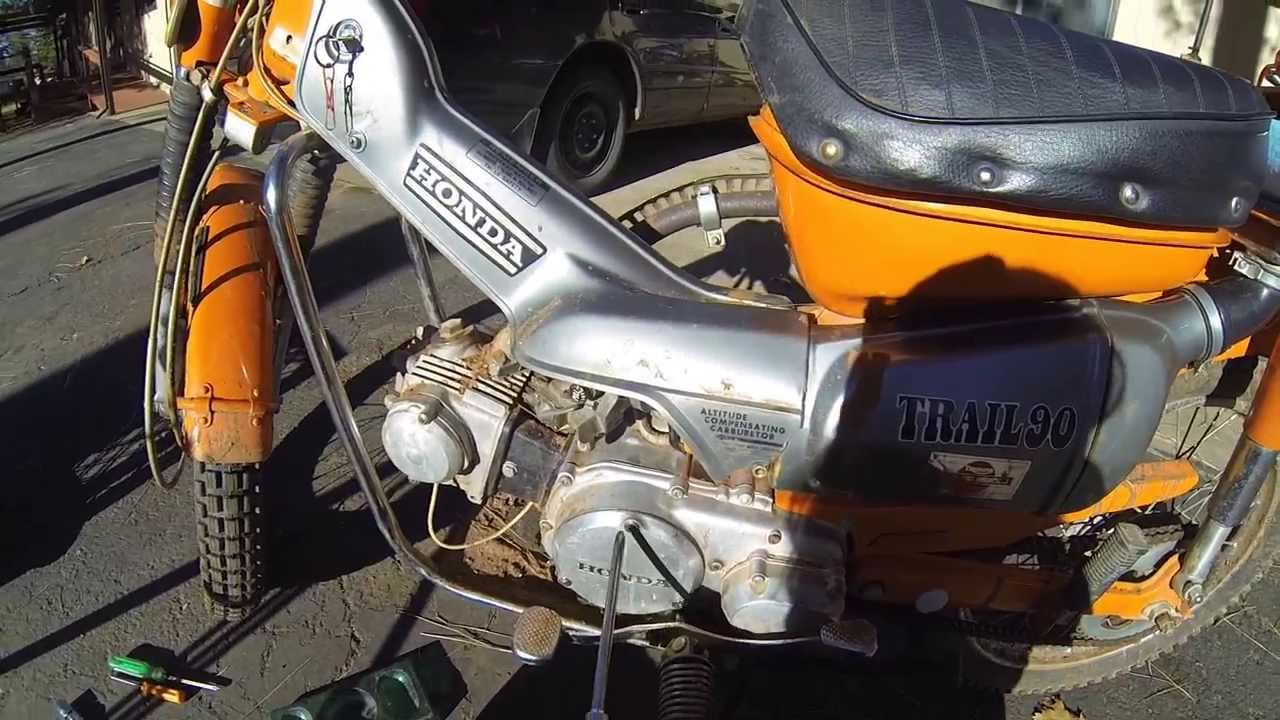 Tutorial: Setting Valve lash and Points Timing on honda trailbike. (ct90 and others)