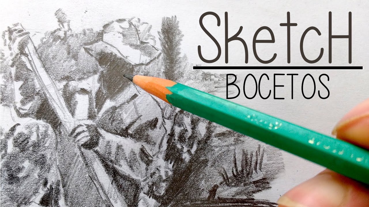 Como hacer bocetos o sketch con lapiz