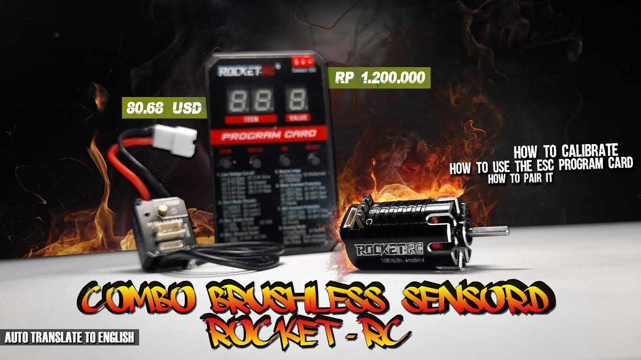ROCKET -RC [ MINI COMBO BRUSHLESS SENSORED TERMURAH !! ] DILUAR EKSPETASI [ G!L4 SIH INI ] 1/28/24