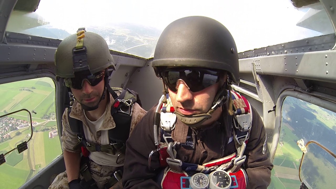 Airborne Top Parachute Jump Do27 jump Altenstadt 07 July 2018 2nd Jump unedited