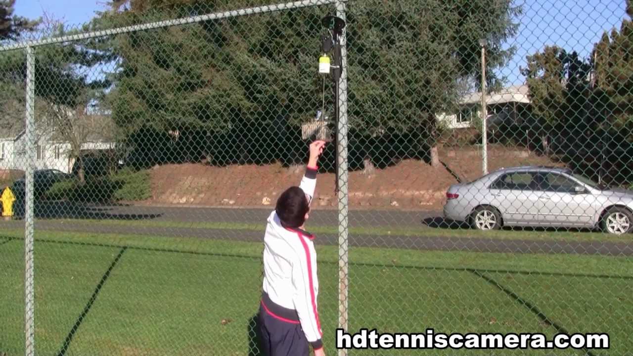 The VolleyCam:  The EASY way to film tennis.