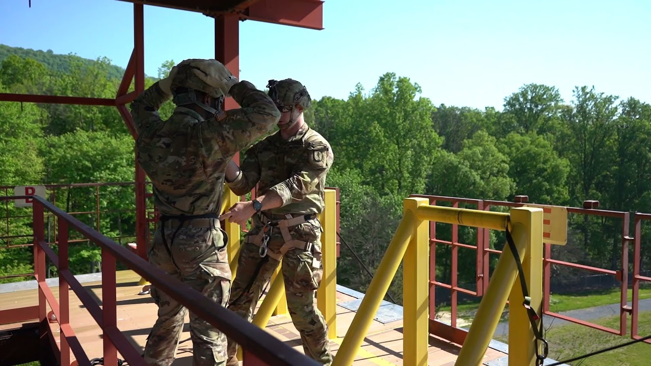 Rappel Tower At Annual Training!