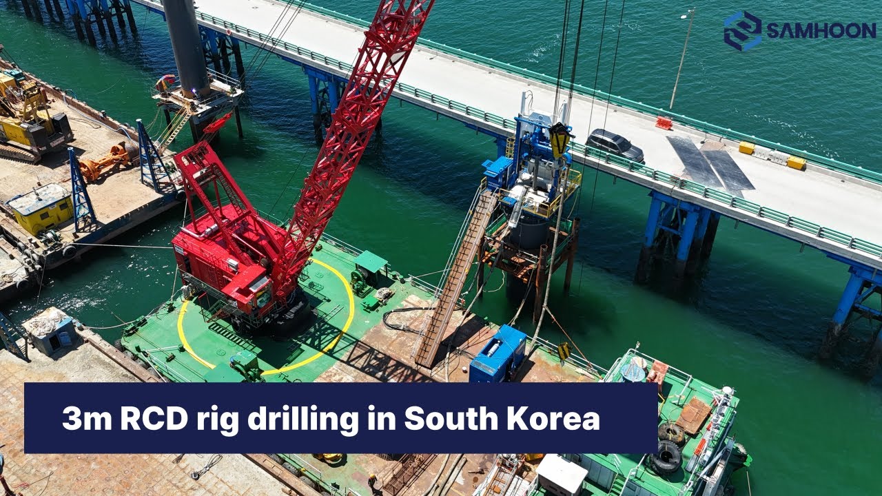 Powerful 3m RCD drilling in South Korea