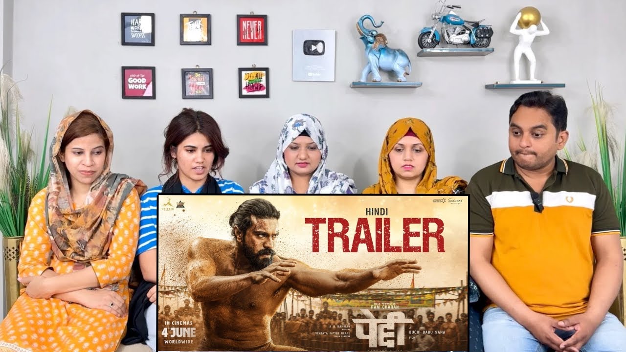 Peddi Official Trailer Reaction! | Ram Charan | Janhvi Kapoor | AR Rahman | Buchi Babu Sana