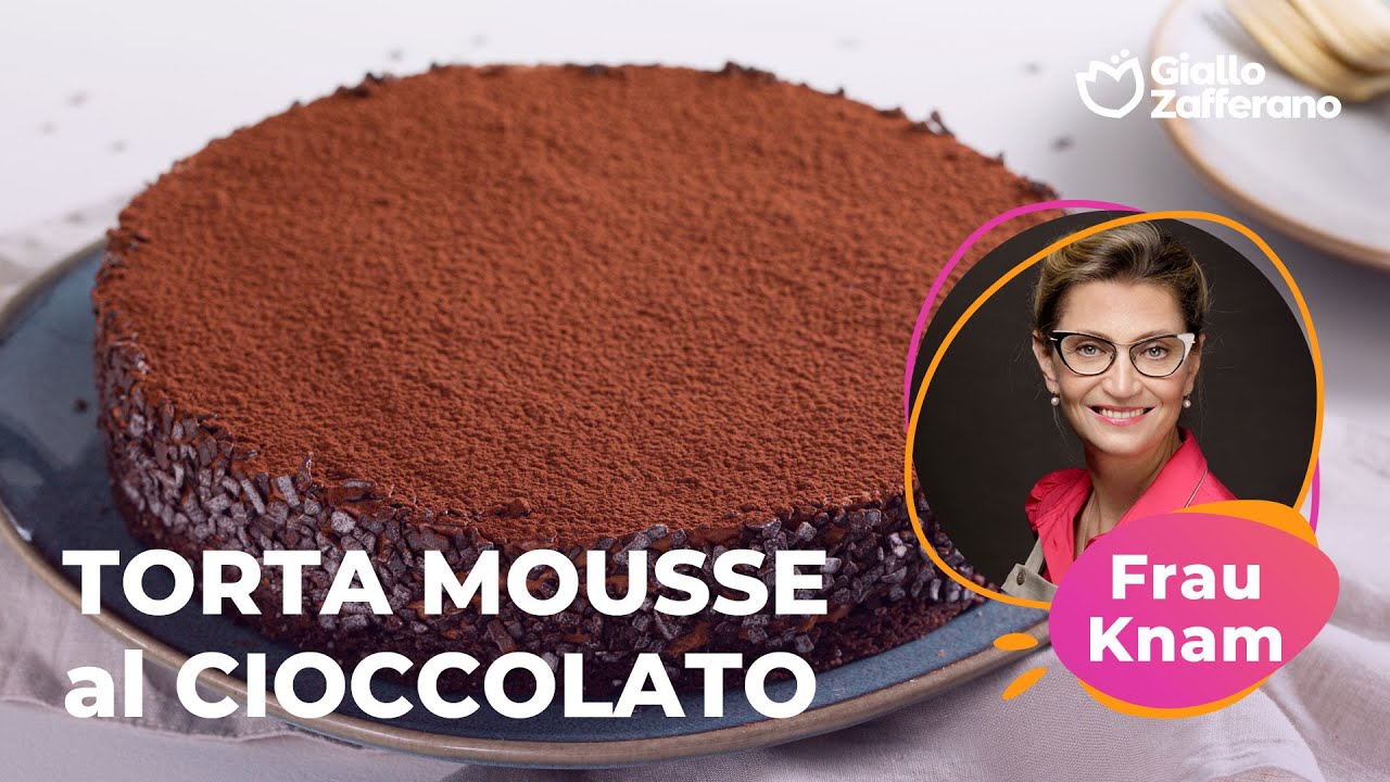 TORTA MOUSSE al CIOCCOLATO FONDENTE su BASE di SABLÈ🍫🤎 - la RICETTA di FRAU KNAM😍
