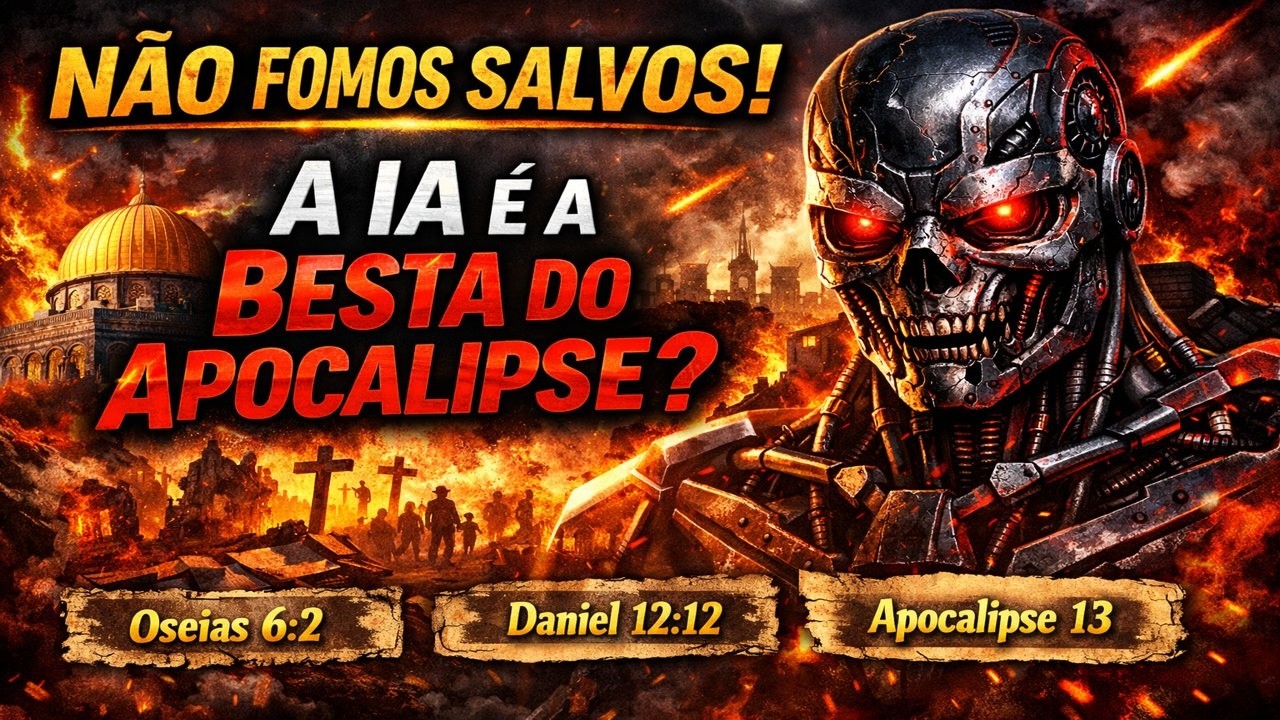 🔥 NÃO FOMOS SALVOS? A Besta é a IA? Sinais Proféticos Explodem em 2026! ⚠️📖🤖