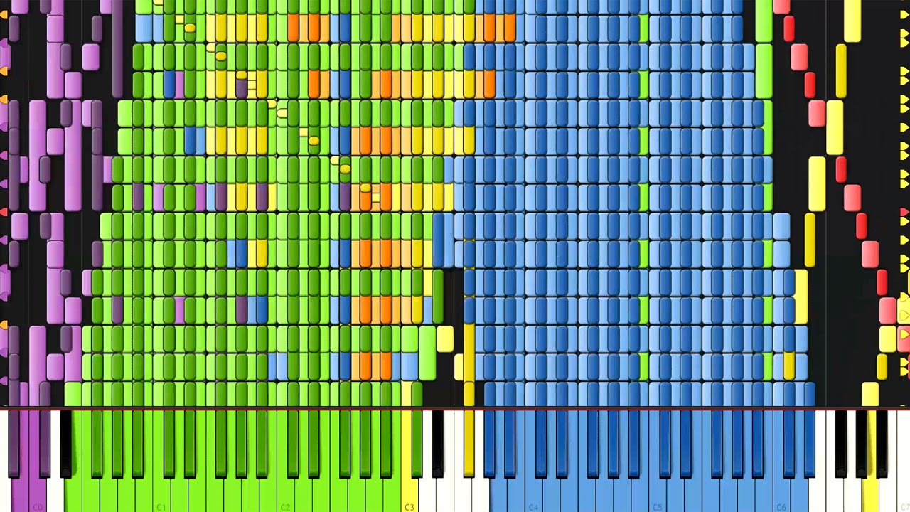 [Black MIDI] Synthesia &ndash; Cheat Against the Impossible Danmaku 102K ~ BusiedGem