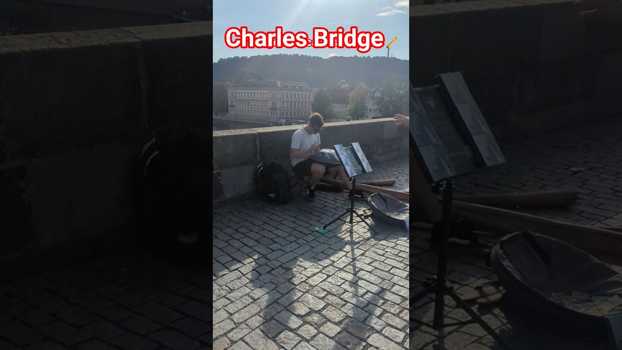 Musical instruments 🪈 Charles Bridge, Prague 🇨🇿  #czechrepublic #charlesbridge #prague #love