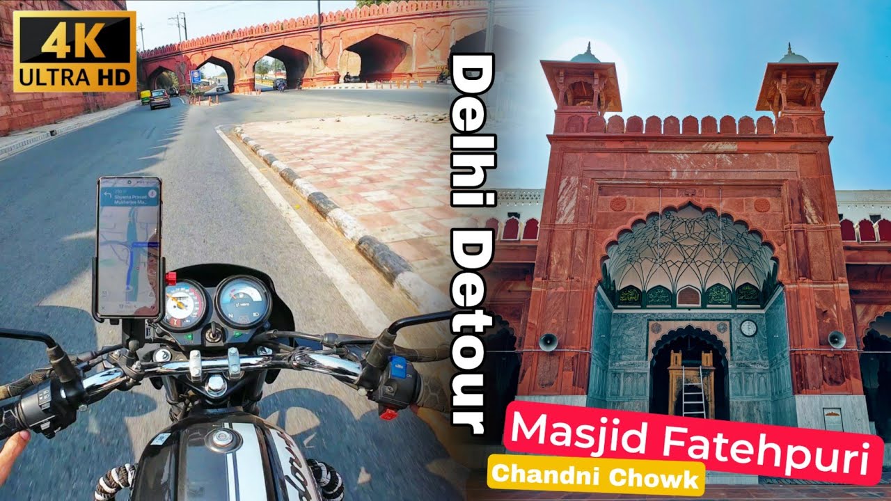 Delhi Ride - Going to CC - Masjid Fatehpuri | Salman Hussainz 