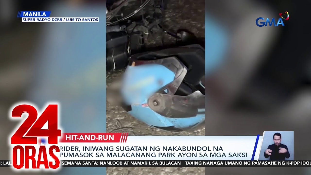 Rider, iniwang sugatan ng nakabundol sa kaniyang SUV | 24 Oras