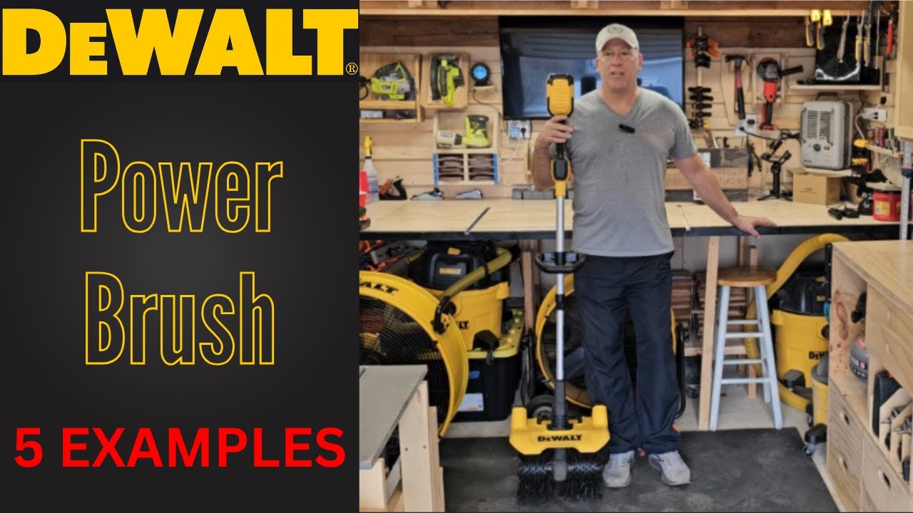 DeWalt Power Brush Makes TOUGH Cleaning Easy