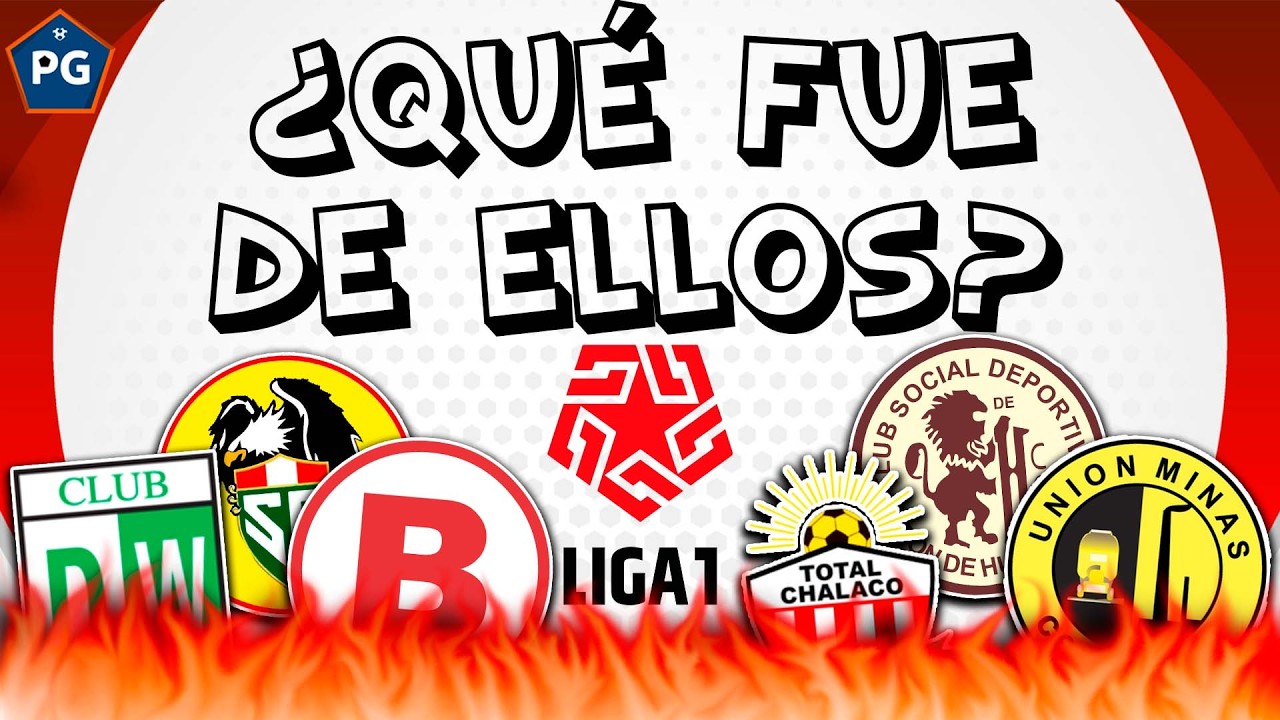 12 EQUIPOS que YA NO EXISTEN (o CASI DESAPARECIERON) pero JUGARON en PERÚ (LIGA 1)☠️
