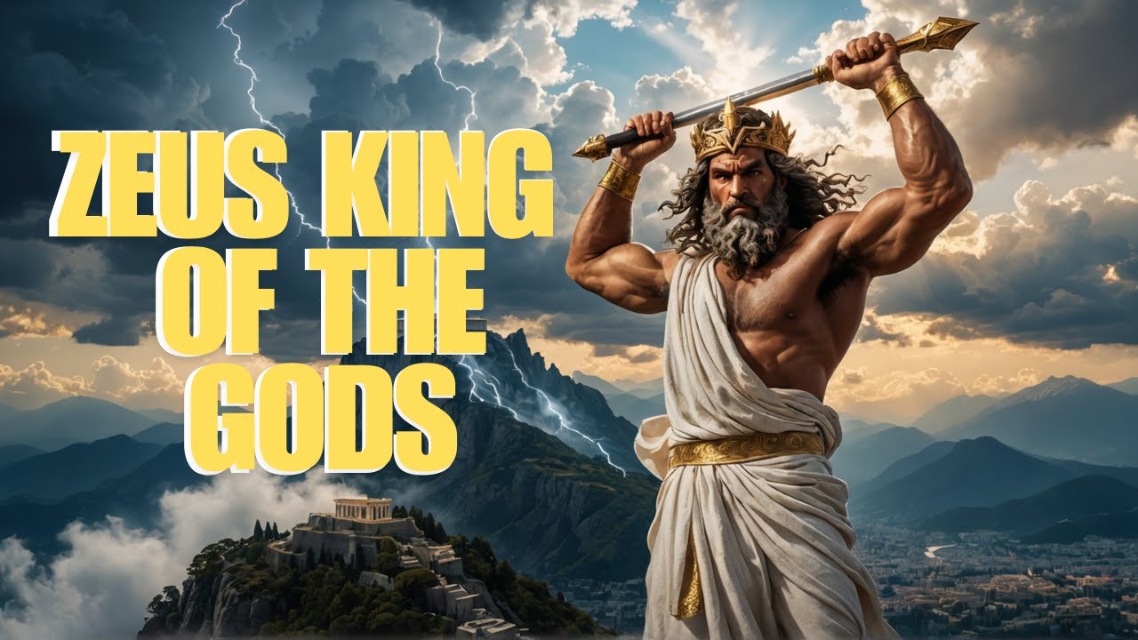Zeus, the King of the Gods in Greek mythology