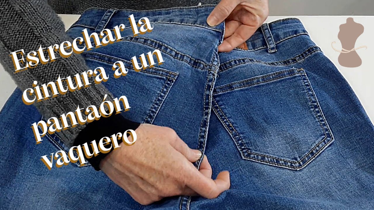 Estrechar la cintura a un pantalón vaquero