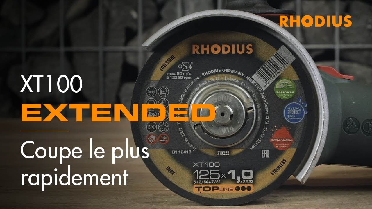 Nouveaux disques de tronçonnage pour meuleuse d’angle – optimisés pour l’acier inoxydable