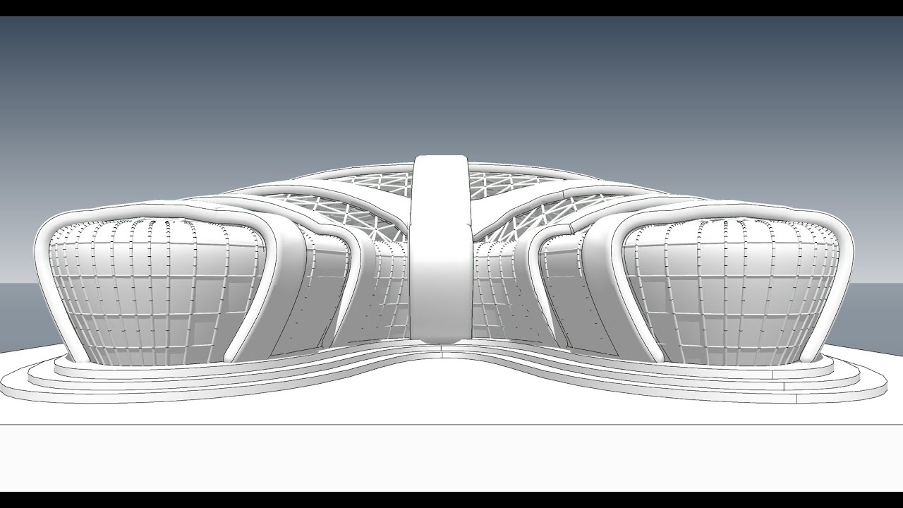 Modelando un edificio orgánico en Sketchup utilizando plugins