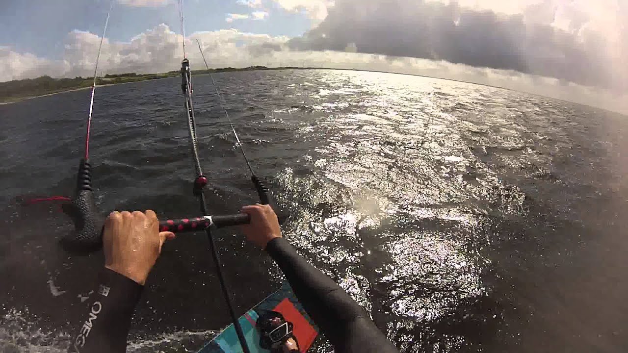 Kiteanfänger auf dem Ringkobing Fjord