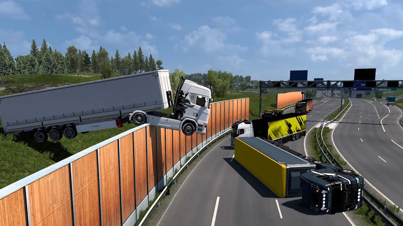 another Aviation day on CD road? | TruckersMP Game moderation