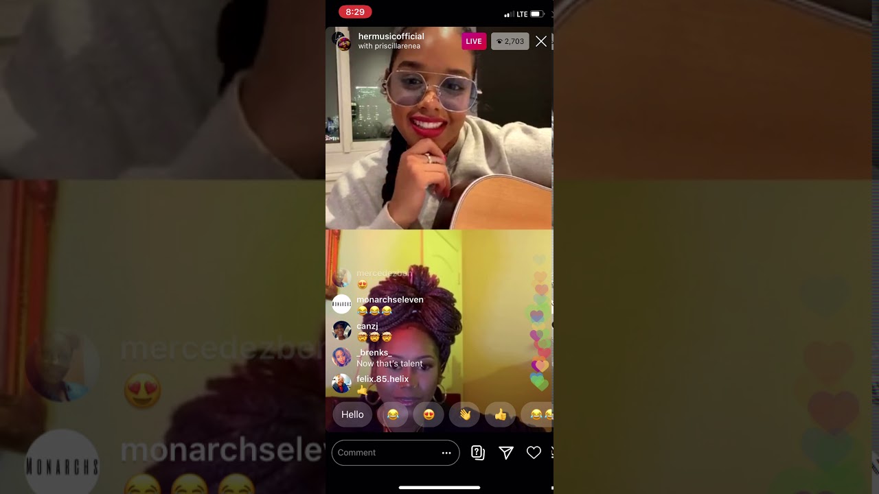 H.E.R. and PRISCILLA RENEA song “CALIFORNIA KING BED” (Rihanna) on GIRLS WITH GUITARS 4/22/2020