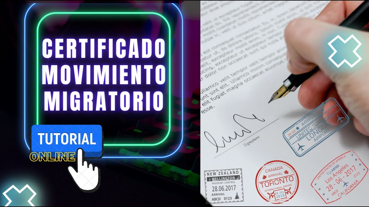 &iquest;Como descargar tu CERTIFICADO de MOVIMIENTO MIGRATORIO? Sin ir a MIGRACIONES de manera ONLINE!