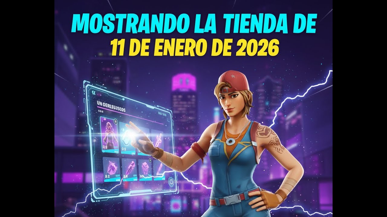 ¡POR FIN REGRESÓ! 😍 TIENDA DE FORTNITE 11 DE ENERO DE 2026