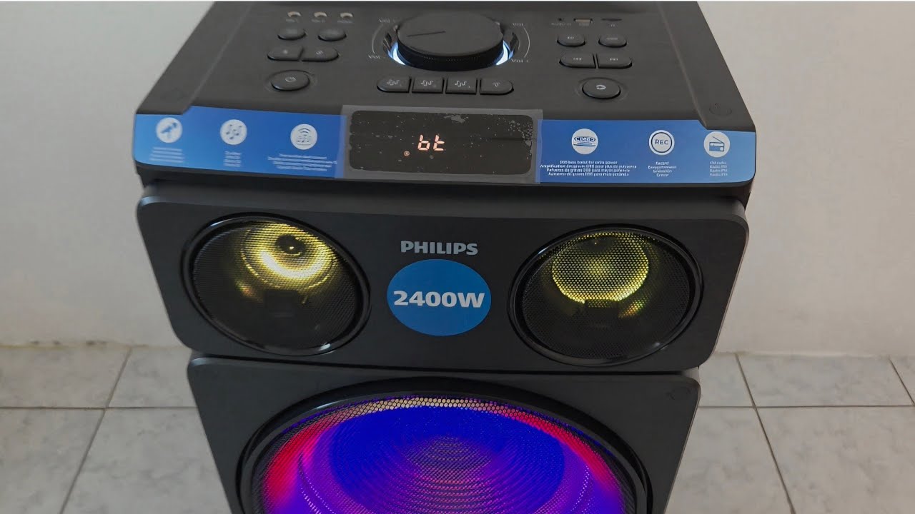 Caixa de Som e Torre de áudio Philips TAX5509 2400w E uma Boa Opção? [ Unboxing e Teste ]