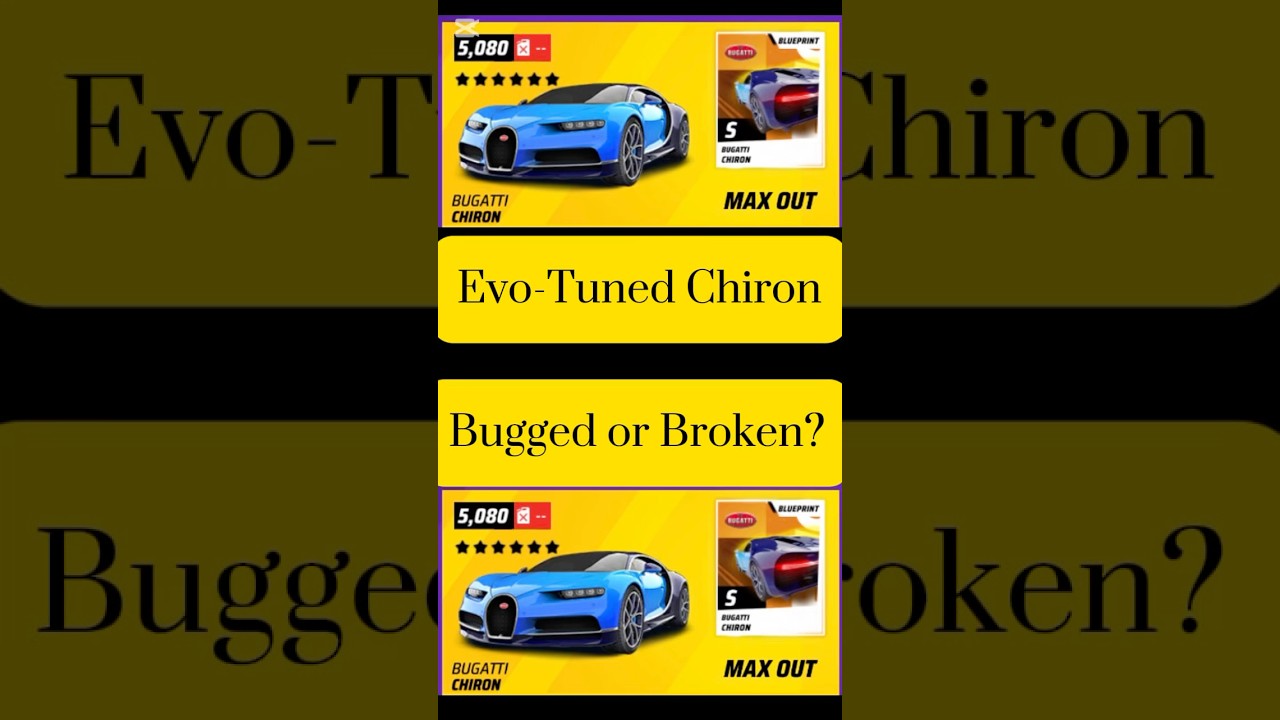 EVO-TUNED BUG!?? | Chiron Cheating? #asphaltunite #asphaltseries #asphalt9 #asphaltlegendsunite