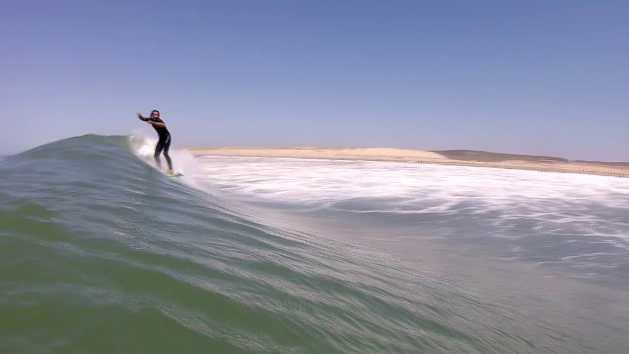 Moliets Plage - France. 02/08/2018 raw surf footage