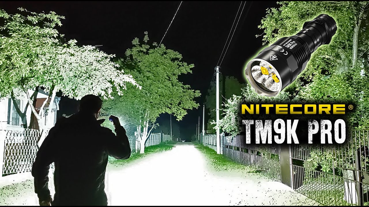 Самый мощный фонарь в МИРЕ Nitecore TM9K PRO @CorcoranAL The most powerful tactical flashlight