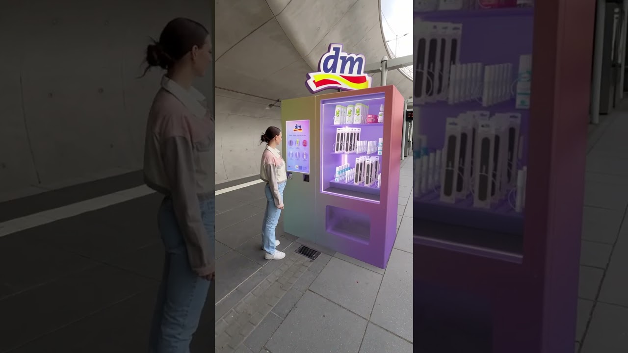 Ein dm-Automat an &ouml;ffentlichen Pl&auml;tzen? Das w&auml;re einfach genial, oder? 🤯