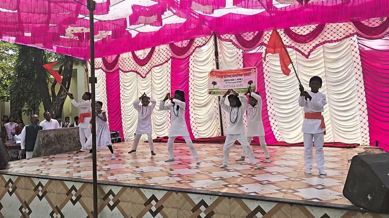 Vithhal Vithhal || Std 2nd || #republicday || ⁨@ZPPSSawargaon⁩