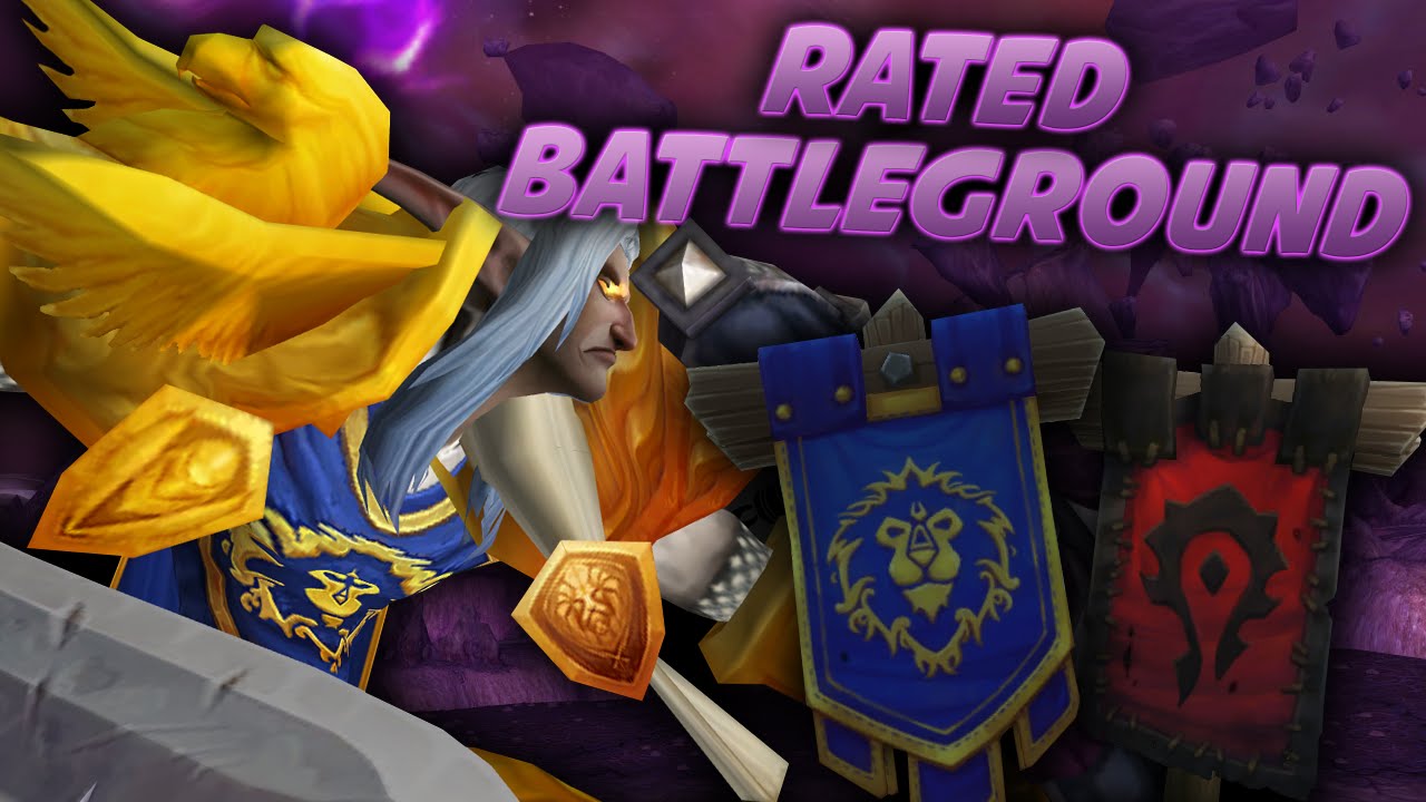 Prot Warrior Rated Battleground (Eye of the Storm) - WoW Legion Season 1 PvP Gameplay