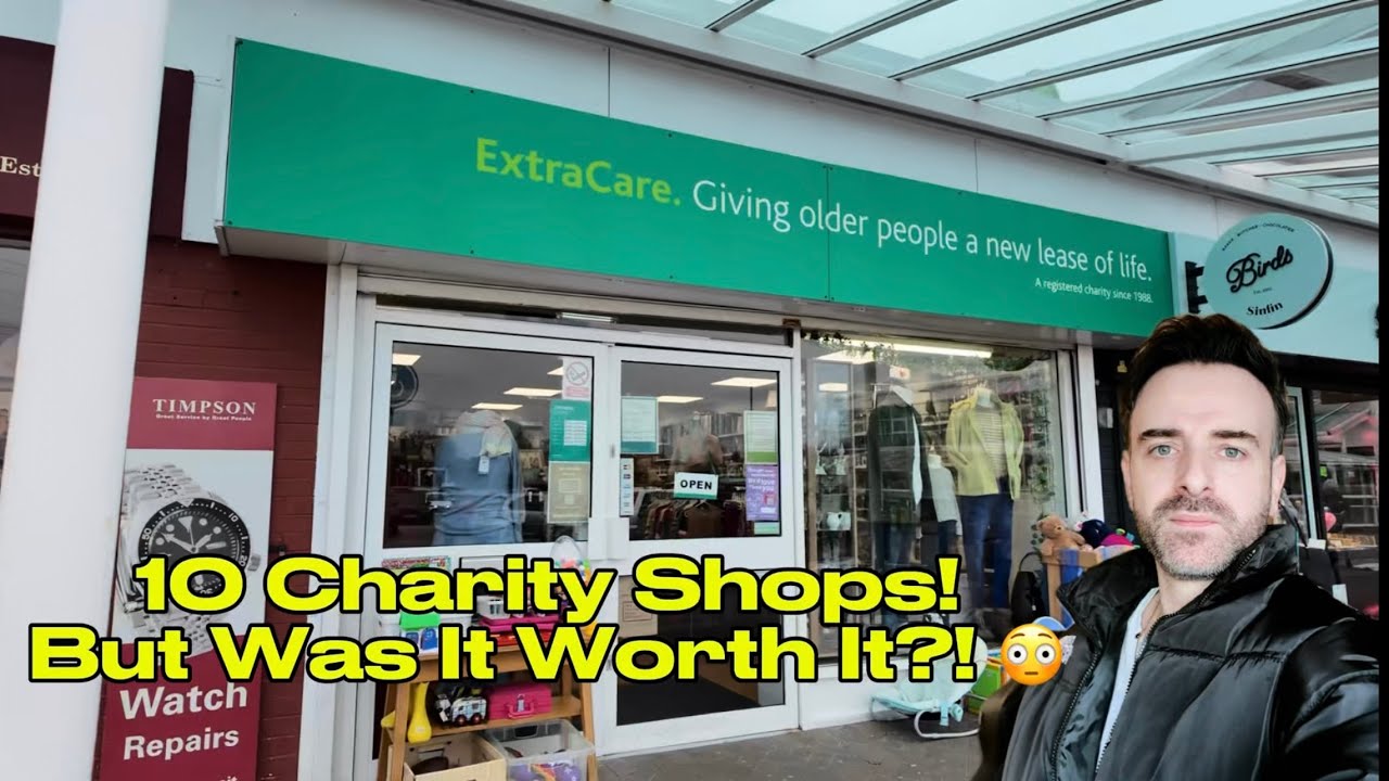 VLOG 33 - 10 CHARITY SHOPS! BUT WAS IT WORTH IT?! 