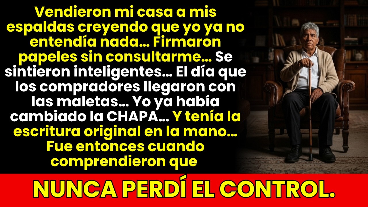 Vendieron mi Casa a mis espaldas. Cuando llegaron los compradores, yo ya había cambiado la CHAPA