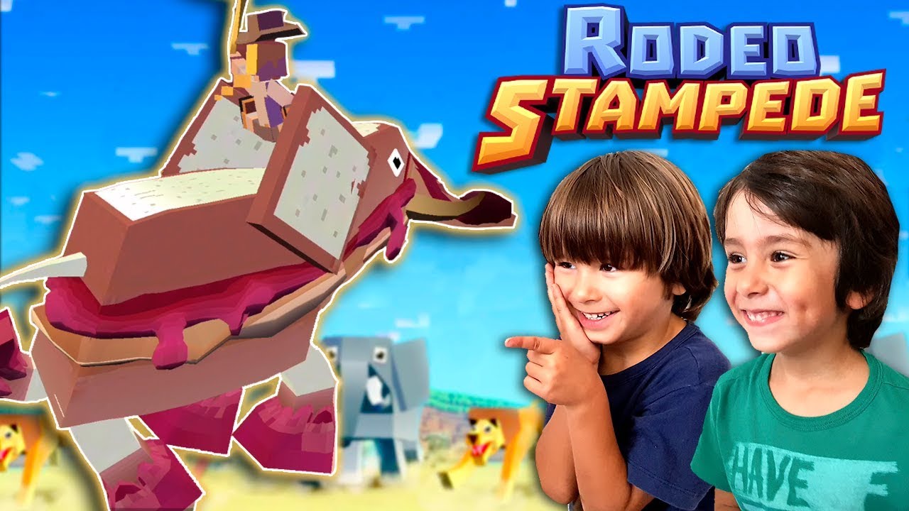 CAPTURAMOS al ELEFANTE 🐘 SANDWICH 🥪 en RODEO STAMPEDE 🦓🐮🦒🦄 Juegos y aplicaciones para niños