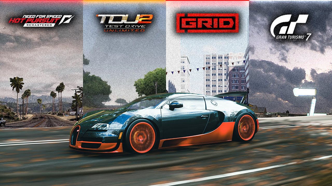 BUGATTI VEYRON in Racing Games