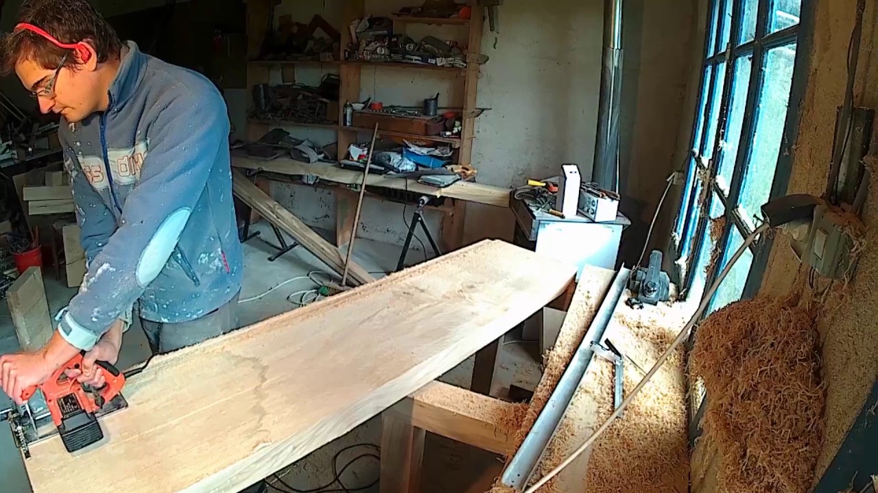 fabriquer etabli d'atelier mural Part2
