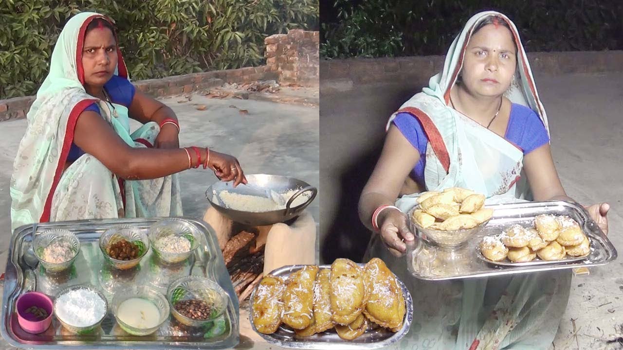 होली स्पेशल सूजीऔर मावा की गुझिया रेसिपी||Sooji Mawa Gujiya recipe in Hindi